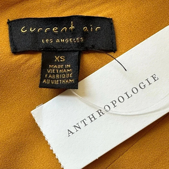 Anthropologie CURRENT AIR Mindy Dolman Kimono Sleeve Wrap Blouse Size XS NWOT - Picture 6 of 15